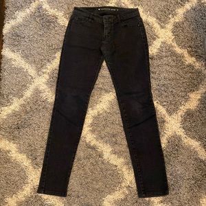 Celebrity pink black skinny jeans size 3